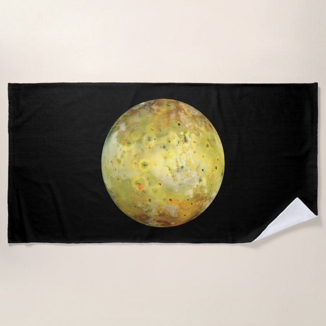 Toalla De Playa Ío (Luna de Júpiter) (Anverso)