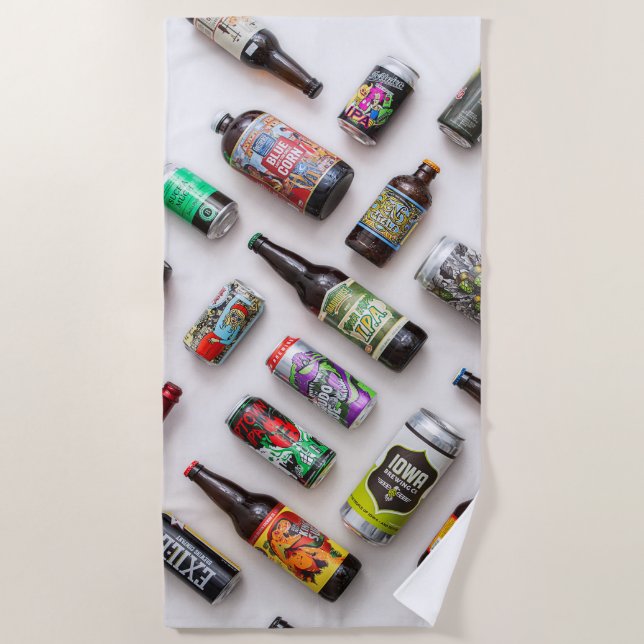Toalla De Playa Iowa Beer (Anverso)