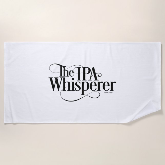 Toalla De Playa IPA Whisperer (Anverso)