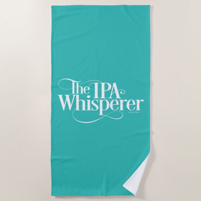 Toalla De Playa IPA Whisperer (Anverso)