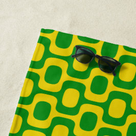 Toalla De Playa Ipanema Sidewalk Pattern, Beach Pattern, Brazil