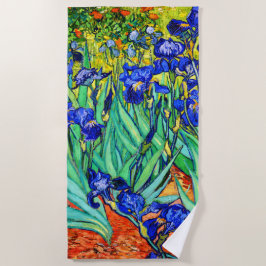 Toalla De Playa Irises de Vincent Van Gogh