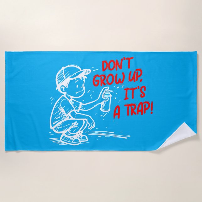 Toalla De Playa It's a trap (Anverso)