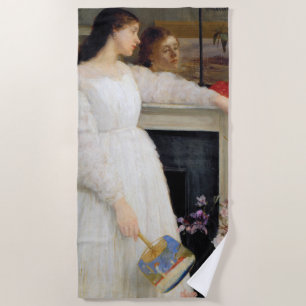 Toalla De Playa James Whistler - Sinfonía en blanco No. 2