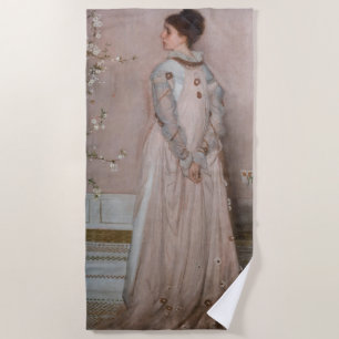 Toalla De Playa James Whistler - Sinfonía en color de carne y rosa