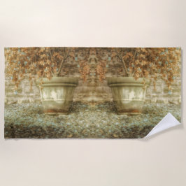 Toalla De Playa Jardín de otoño rústico