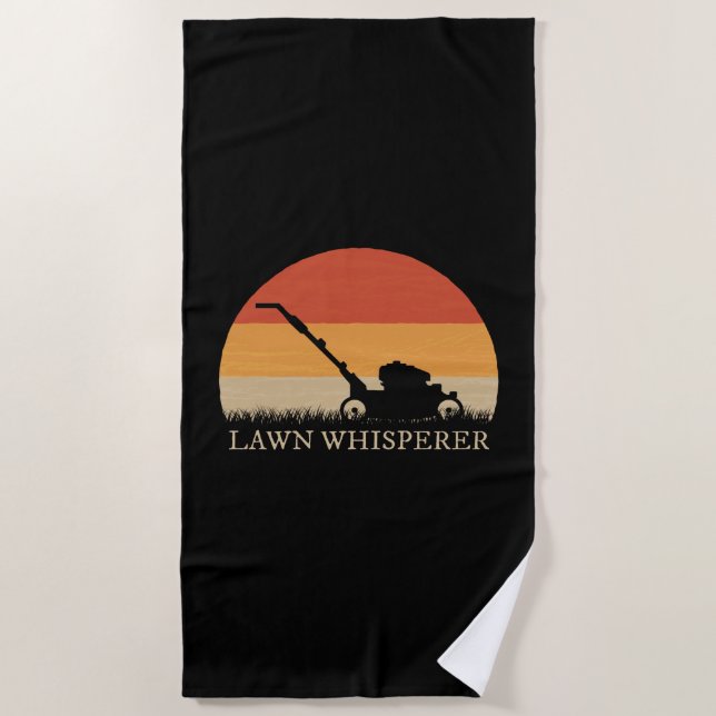 Toalla De Playa Jardiner - Lawn Whisperer (Anverso)