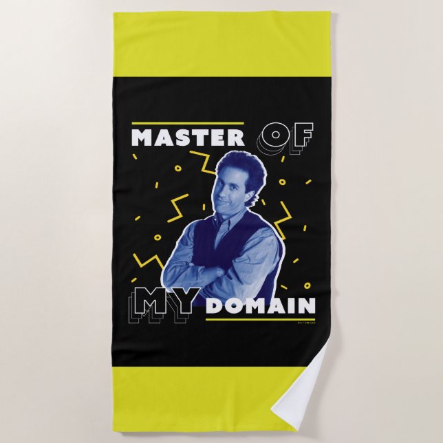 Toalla De Playa Jerry Seinfeld | Master of My Domain (Anverso)