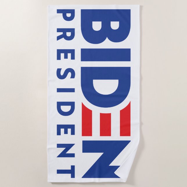 Toalla De Playa Joe Biden 2020 Biden para presidente (Anverso)