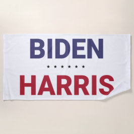 Toalla De Playa Joe Biden y Kamala Harris (elecciones de 2020 en E