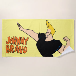 Toalla De Playa Johnny Bravo Flexing