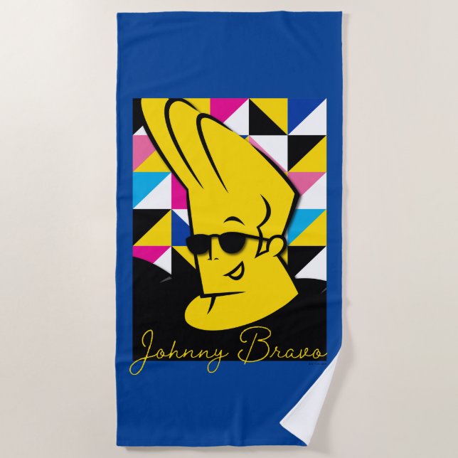 Toalla De Playa Johnny Bravo Pop Art Graphic (Anverso)