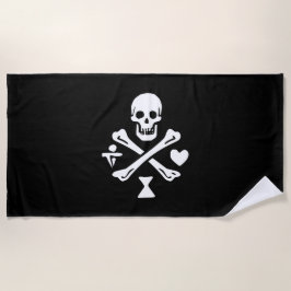 Toalla de playa Jolly Roger de la saga Pyrata