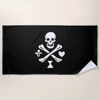Toalla de playa Jolly Roger de la saga Pyrata
