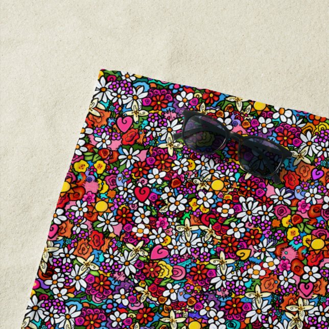 Toalla De Playa Joyful Garden (In situ)