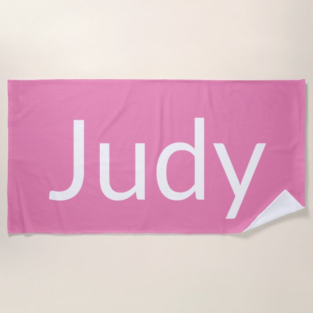 Toalla De Playa Judy (Anverso)