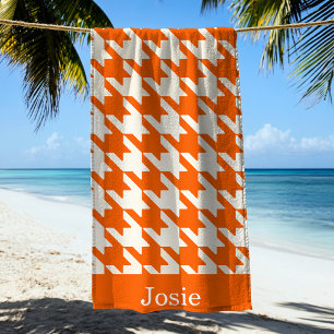 Toalla De Playa Jugo de Naranja de patrón de gallo grande