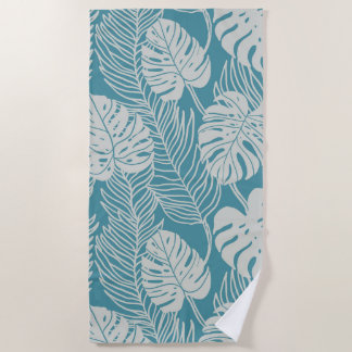 Toalla De Playa Jungle luxe - tropical pattern
