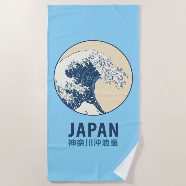 Toalla De Playa Kanagawa, Japan (Anverso)