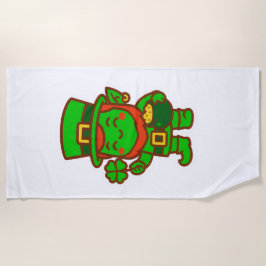Toalla De Playa Kawaii Lucky Leprechaun