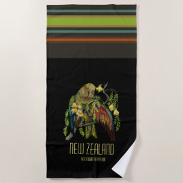 Toalla De Playa Kea New Zealand Mountain Parrot