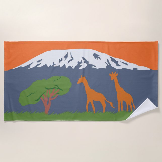 Toalla De Playa Kilimanjaro (Anverso)