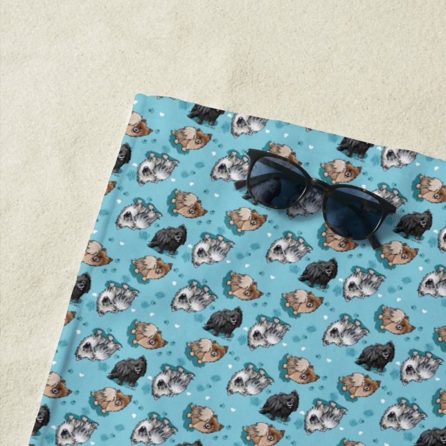 Toalla De Playa KiniArt Pom Parade (In situ)