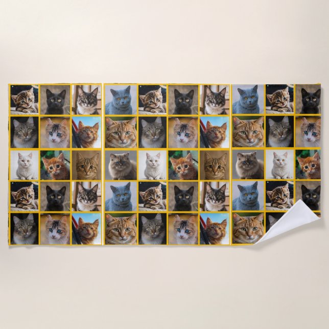 Toalla De Playa Kitties Everywhere (Anverso)