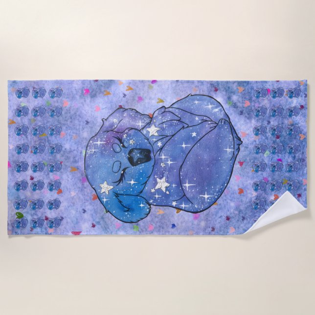 Toalla De Playa Koala llamó a Siete (Anverso)