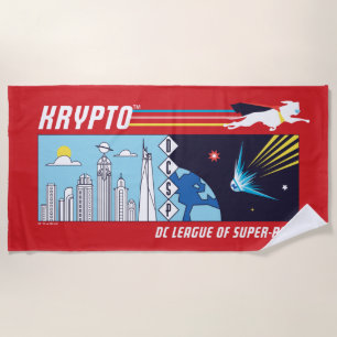 Toalla De Playa Krypto Outer Space to Metropolis