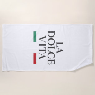 Toalla de playa La Dolce Vita - Verano italiano