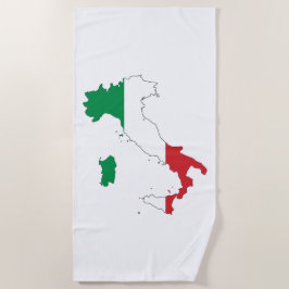 Toalla De Playa La forma de Italia 