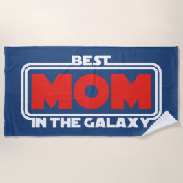 Toalla De Playa La mejor mamá de la galaxia