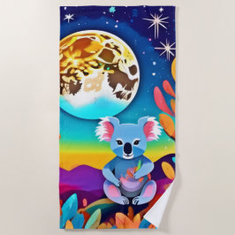 Toalla De Playa La noche lunar de Koala