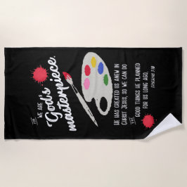 Toalla De Playa La obra maestra de dios