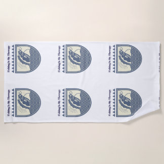 Toalla De Playa La pesca es mi terapia