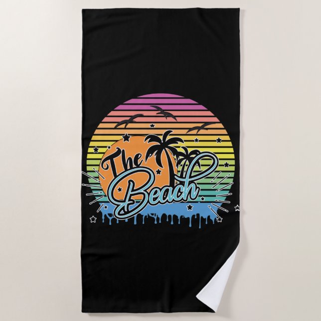 Toalla De Playa La playa, verano de 2023 (Anverso)