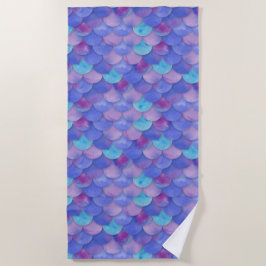 Toalla De Playa La sirena escala WC vibrante 4 multi