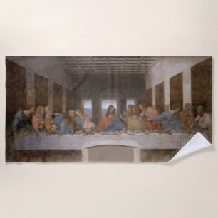 Toalla De Playa La última cena de Leonardo Da Vinci