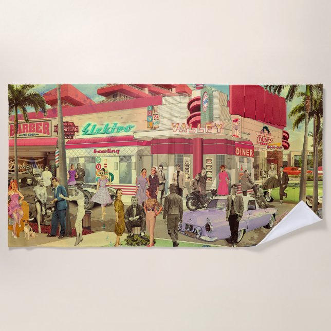 Toalla De Playa La Verne Bay Avenue (Anverso)