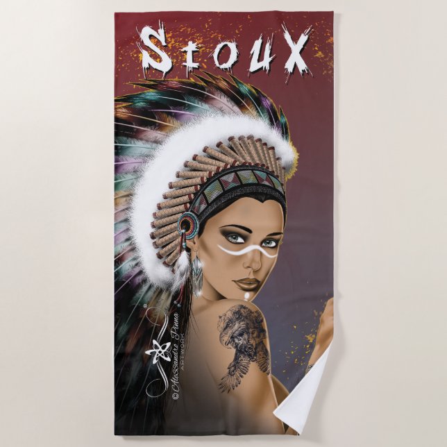 Toalla De Playa Lady Sioux (Anverso)