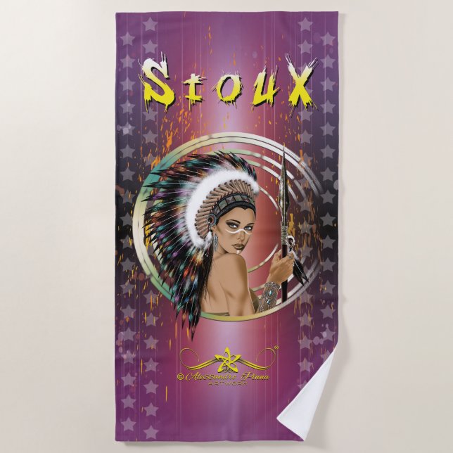 Toalla De Playa Lady Sioux (Anverso)
