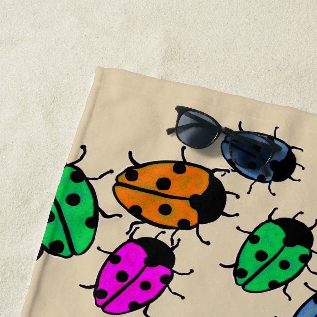 TOALLA DE PLAYA LADYBUGS (In situ)