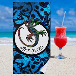 Toalla De Playa Lagarto de Arte 