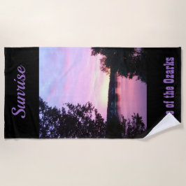 Toalla De Playa Lago Sunrise de los Ozarks