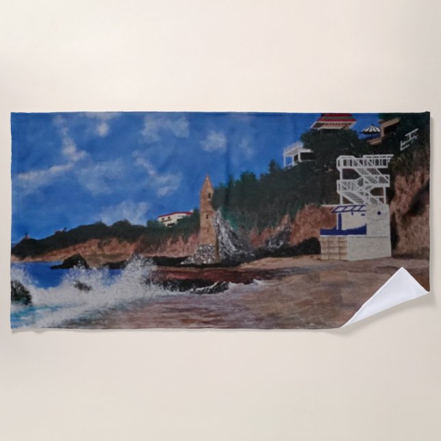 Toalla De Playa Laguna Victoria Beach (Anverso)