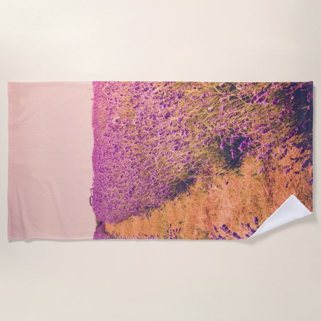 Toalla De Playa Lavander (Anverso)