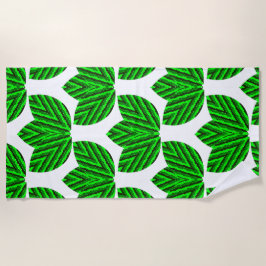 Toalla De Playa Leaf Trios
