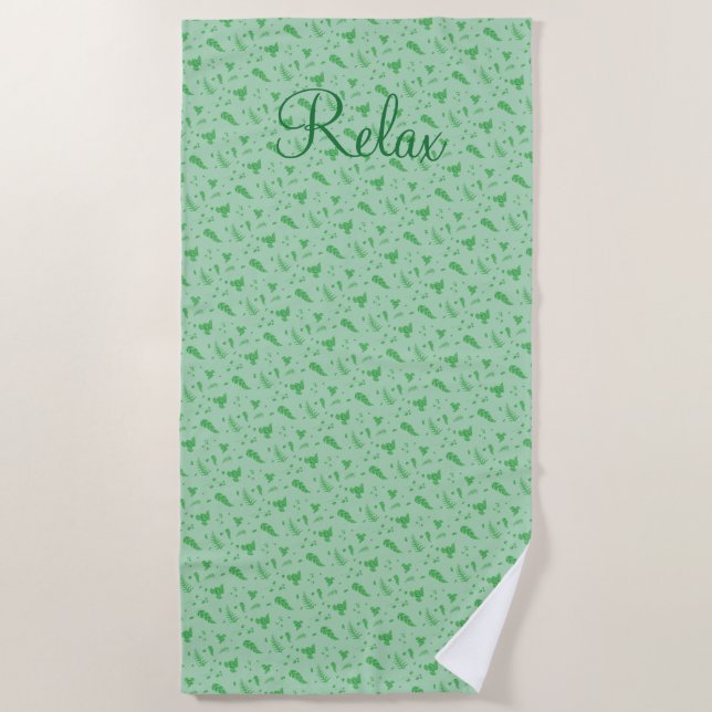 Toalla De Playa Leafy (Anverso)