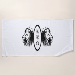 Toalla De Playa Leo Lion Zodiac